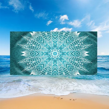 Frete grátis Étnica BOHO Mandala Flor Retangular Spa de Surf Mergulho de Banho Toalha de Praia de Yoga, Meditação Cobertor 70*150/150*180cm  5