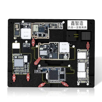 6IN1 Fixação de placa-Mãe Grampo Suporte UNIVERSAL de CPU Para o iPhone X XS XSMAX 11 11PRO MAX Placa Lógica IC Chip BGA Ferramenta de Reparo  10