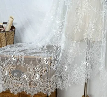 Frete grátis Macio Perspectiva de Laço Fino Acessórios véu de Noiva Vestido de Tecido Têxtil Material Decorativo  10