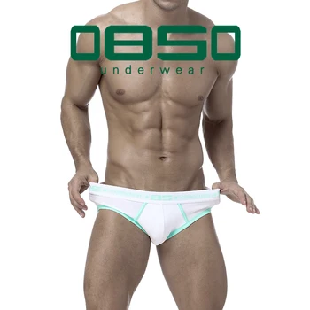 ORLVS marca mens underwear roupa interior de algodão clássico básico sexy homens cuecas U Convexo calzoncillos hombre cueca gays de homens de Cueca  5