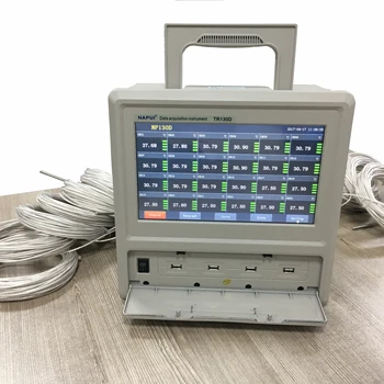 multi-canal de Medição e Instrumentos de Análise de 10 polegadas tela Gravador de Temperatura  4