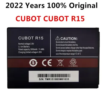 100% Novo Original CUBOT R15 Bateria de 3000mAh Substituição de bateria de backup Para o CUBOT R15 Baterias de Telefone Celular Bateria  5