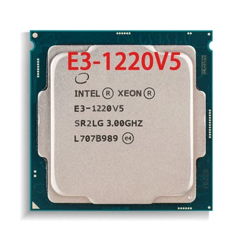 Intel Xeon E3-1220 v5 E3 1220v5 E3 1220 v5 3.0 GHz Quad-Core, Quad-Thread da CPU Processador de 80W LGA 1151  0
