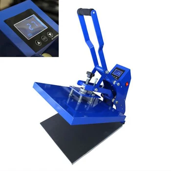 16X24 polegadas Profissional manual de mesa de t-shirt sublimação impressora LCD máquina da imprensa do calor  10
