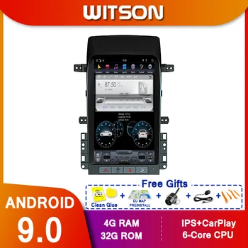 WITSON Android9 vertical de tela de DVD do Carro do GPS tesla GPS de NAVEGAÇÃO Radio player para CHEVROLET CAPTIVA 2008-2017 sem fio carplay  10