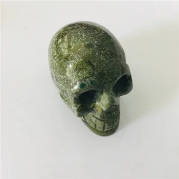 NOVO! Natural de cristal de escultura em pedra do crânio cura cluster de mão  10