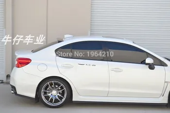 Estilo carro Para Subaru Impreza WRX STI 2015-2018 Material Plástico do ABS Traseiro, Spoiler de Tecto a Viseira de Sol do Aileron da Asa  5