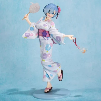 Anime RE: Zero Começando a sua Vida no Outro Mundo: Rem Yukata Versão de PVC Figuras de Ação, Modelo de Brinquedo  10