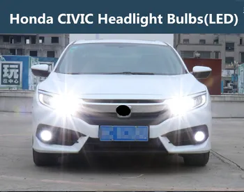 carro LED Kit de Farol para Honda Civic 06-17 parágrafo LED 6000K 9005 h11 HB3 Cívica Lâmpadas de LED 12V 90w  5