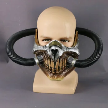 Filme Mad Max Máscara, Capacete Punk Máscara de Esqueleto Máscara de Halloween Diabo Adereços Cosplay de PVC Acessório Máscara  0