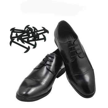12Pcs/Set Silicone Cadarços de Tênis Sapatos Lace Preguiçoso Não Amarrar Cadarços de Elástico de Borracha Atacador Adequado Unissex, Cadarço  5