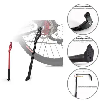 Andar de bicicleta Suporte de apoio Anti-risco Práticos, Resistentes à Corrosão Traseira do Lado do Pontapé de Bicicleta Stand  10