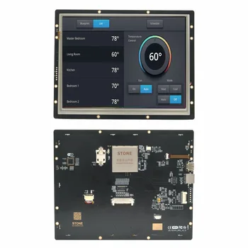 PEDRA de 10,4 Polegadas HMI LCD TFT Módulo com a Série de Inter face de Tela de Toque Capacitivo  0