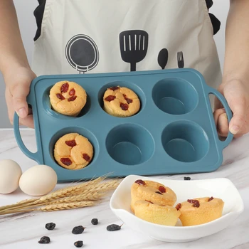 6 Cavidade do Molde de Silicone DIY Bolo de Pastelaria Ferramentas de Geléia de Cozimento Molde Antiaderente Cookie Donuts Bakeware MultifunctionKitchen Acessórios  4